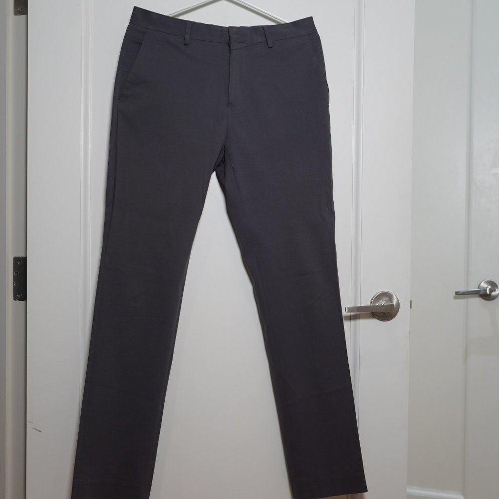 Frank & Oak grey mens pants 30 x 32 tailored slim fit